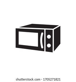 microwave icon vector symbol template