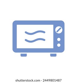 Microwave Icon Vector Template Illustration Design