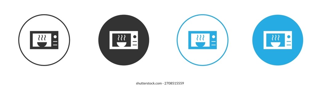 Mikrowellen-Symbol für das Web, mobile.Vektorgrafik