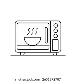 ícone de micro-ondas com fundo branco vetor ilustração stock
