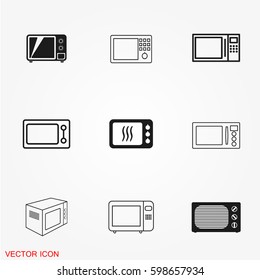Microwave icons
