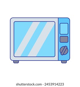 Microwave Illustration perfect to complement a cooking theme design