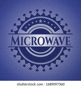 Microwave jean background. Vector Illustration. Detailed.