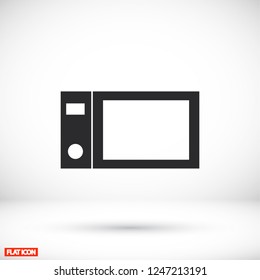 microwave kitchen icon. Vector  Eps 10 