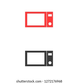 microwave kitchen icon. Vector  Eps 10 