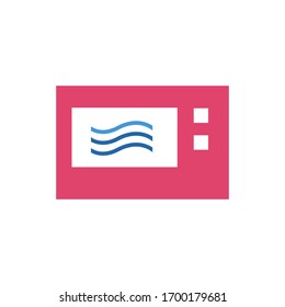Microwave logo template vector icon design