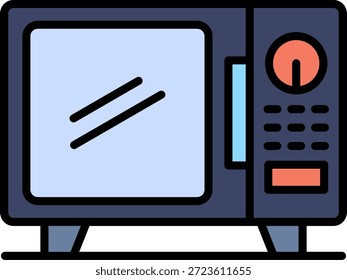 Microondas Nuevo Vector de diseño de iconos creativos