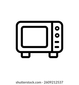 Microwave Outline Icon. Microwave Icon