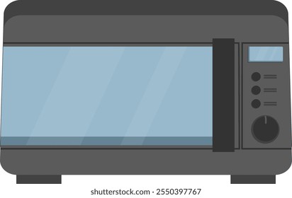 Ilustração do vetor do dispositivo de forno de micro-ondas