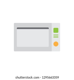 microwave oven colored icon vector design illustration.