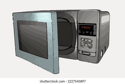 Microwave oven, Cook, Oven
Illustration Vector Cartoon Drawing