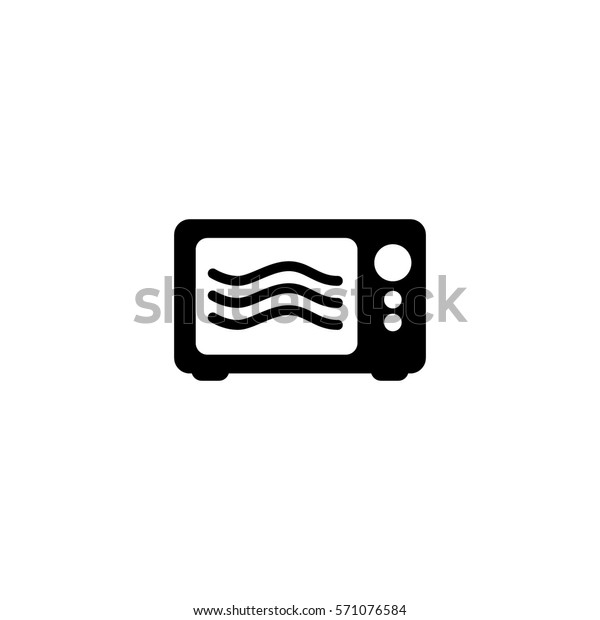 Microwave oven cooking vector\
icon