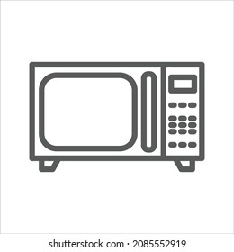Microwave Oven Electronic Device Simple Icon