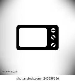 Microwave oven icon