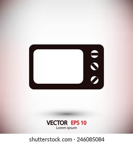 Microwave oven icon