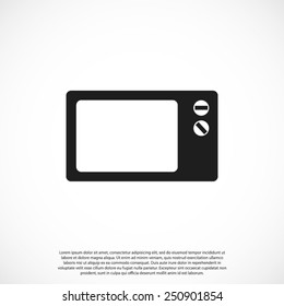 Microwave oven icon