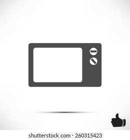 Microwave oven icon