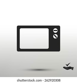 Microwave oven icon