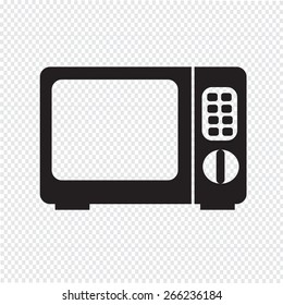 Microwave oven icon