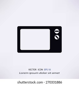 Microwave oven icon
