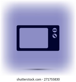 Microwave oven icon