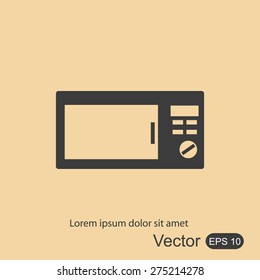 Microwave oven icon