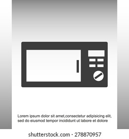 Microwave oven icon
