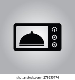 Microwave Oven Icon.