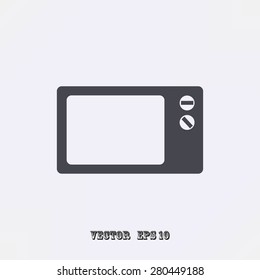 Microwave oven icon
