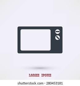 Microwave oven icon