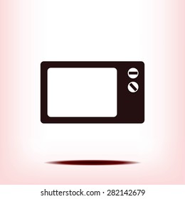 Microwave oven icon