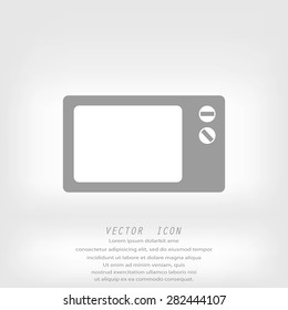 Microwave oven icon