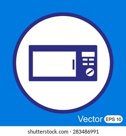 Microwave oven icon