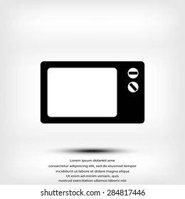 Microwave oven icon