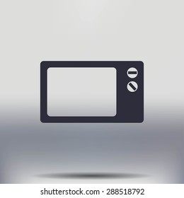 Microwave oven icon