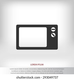 Microwave oven icon
