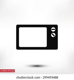 Microwave oven icon