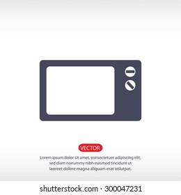Microwave oven icon