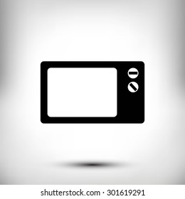 Microwave oven icon