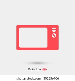 Microwave oven icon