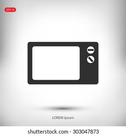 Microwave oven icon