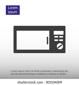 Microwave oven icon