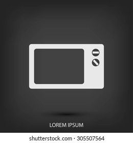 Microwave oven icon