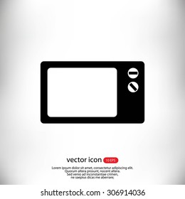 Microwave oven icon