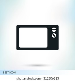 Microwave oven icon