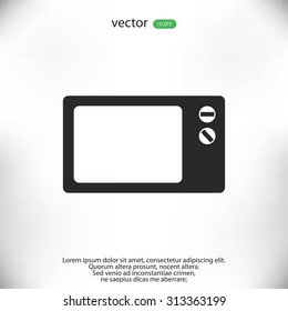 Microwave oven icon
