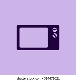 Microwave oven icon
