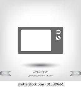 Microwave oven icon