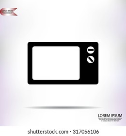 Microwave oven icon