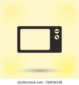 Microwave oven icon